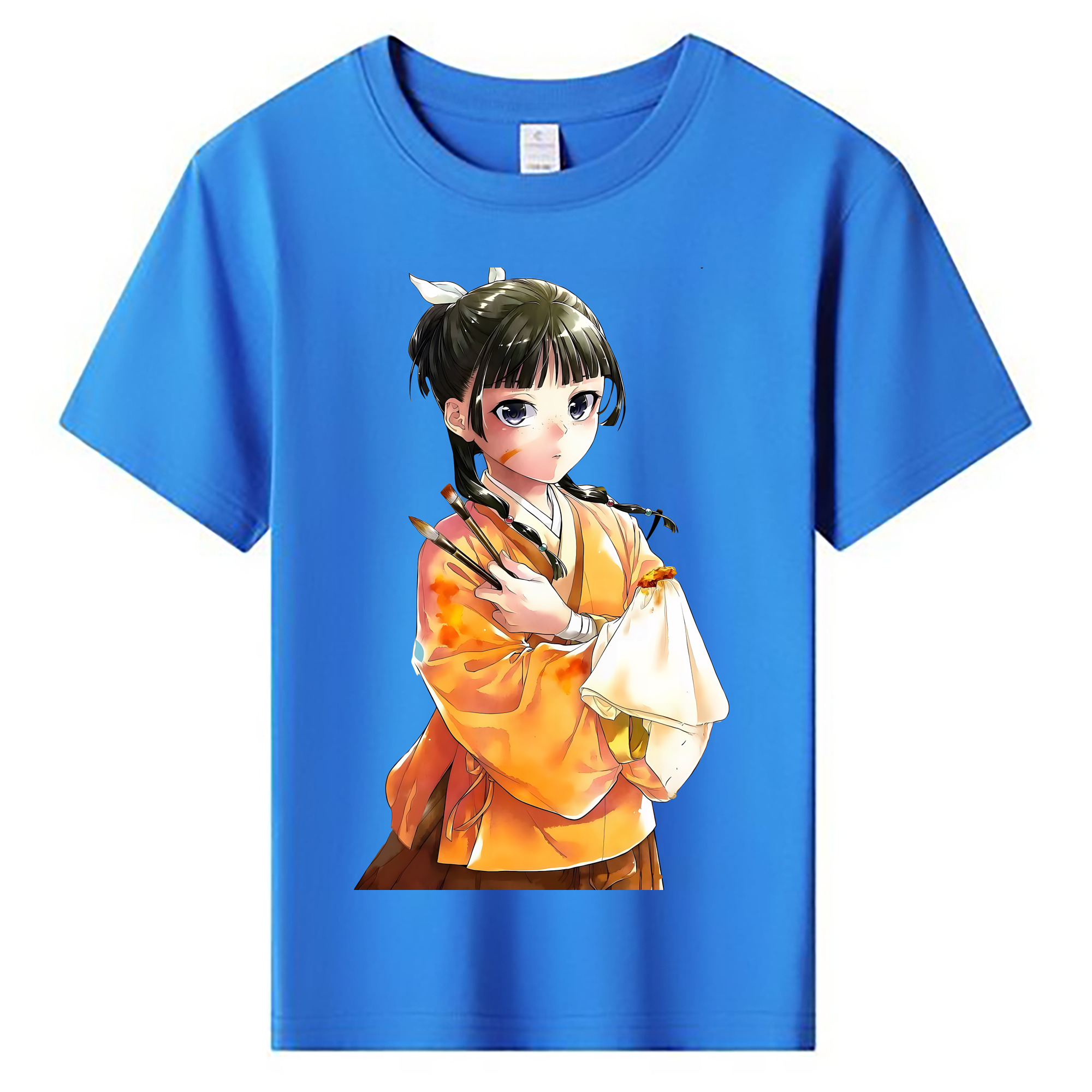 （画像用） 薬屋のひとりごと The Apothecary Diaries 綿100％キッズTシャツ（フロントプリント）